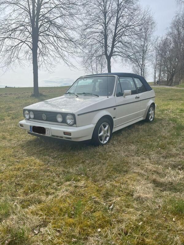 Weiß Gebraucht 1993 VW Golf Cabriolet Cabrio | 14.499 € - Bild 1/4