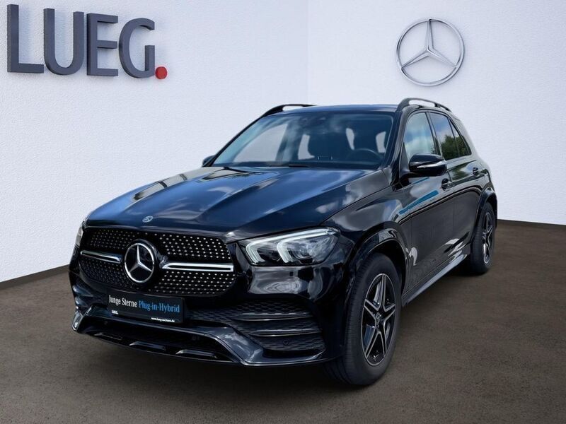 Schwarz Gebraucht 2022 Mercedes GLE350e AMG SUV | 60.900 € (Superpreis) - Bild 1/4