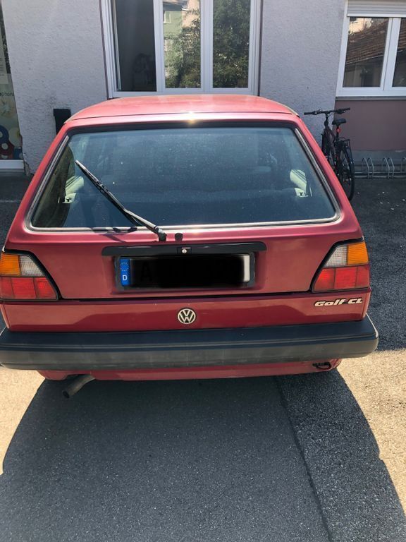 Gebraucht VW Golf II 69 PS (50 kW) 1991 Rot Kleinwagen