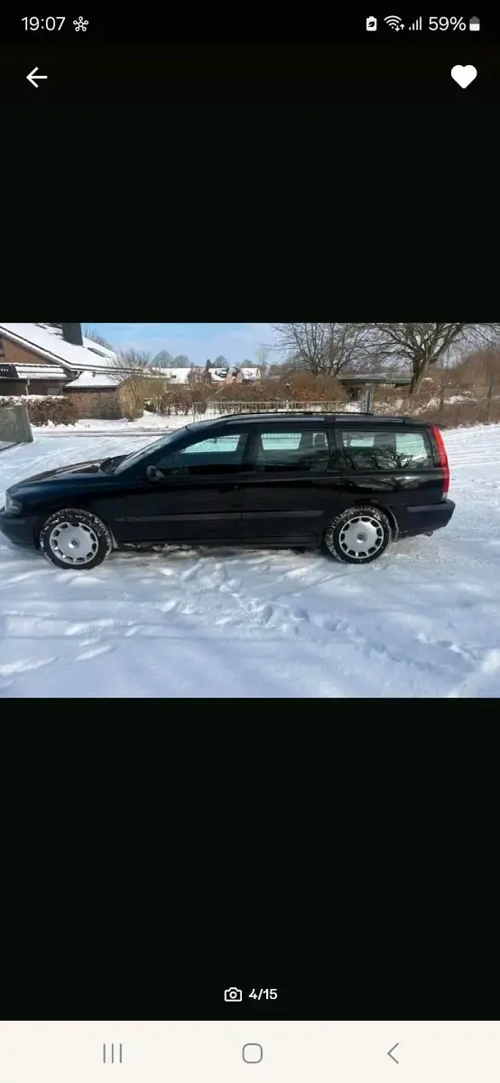 Brugt Volvo V70 2003 Sort Stationcar
