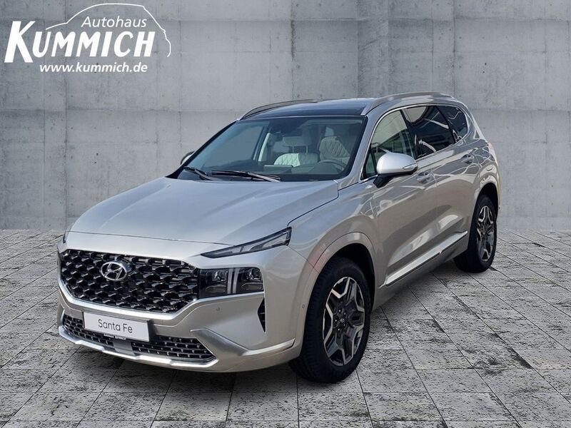 Typhoon silver Gebraucht 2023 Hyundai Santa Fe Signature SUV | 47.790 € (Fairer Preis) - Bild 1/4