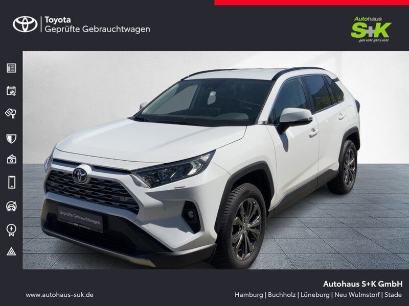 Weiß Gebraucht 2024 Toyota RAV4 Hybrid Team SUV | 40.980 € (Fairer Preis) - Bild 1/4