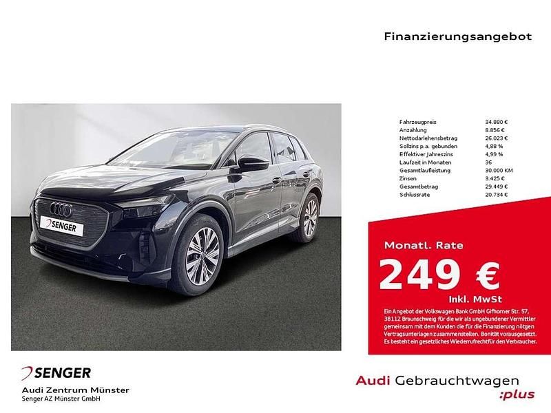 Gebraucht Audi Q4 e-tron Advanced 150 kW (204 PS) 2023 Mythosschwarz metallic SUV