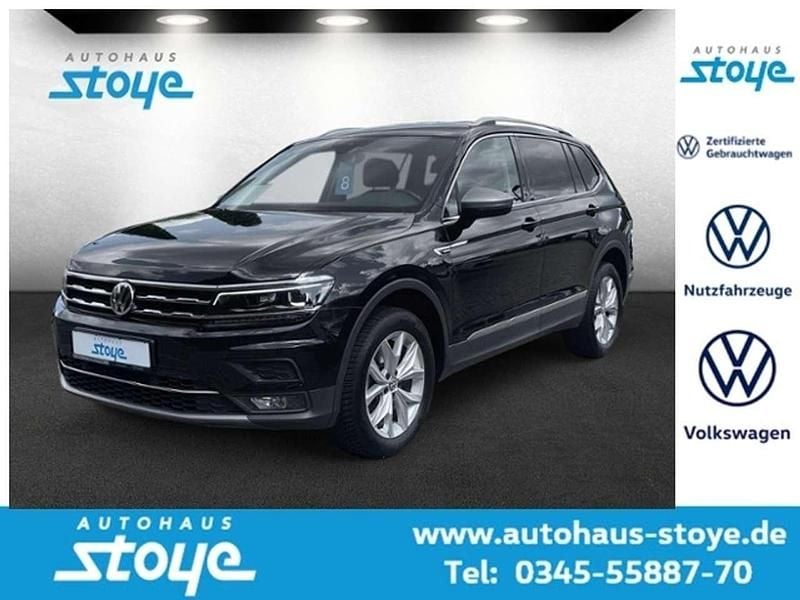 Schwarz Gebraucht 2021 VW Tiguan Allspace Highline SUV | 31.449 € (Superpreis) - Bild 1/4