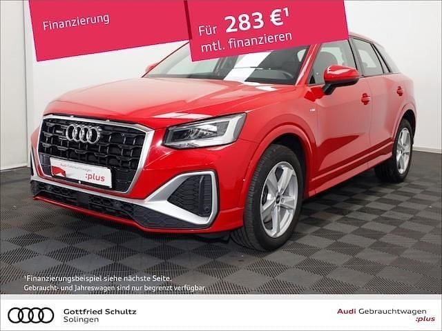 Tangorot metallic Gebraucht 2021 Audi Q2 S-Line SUV | 23.950 € (Superpreis) - Bild 1/3