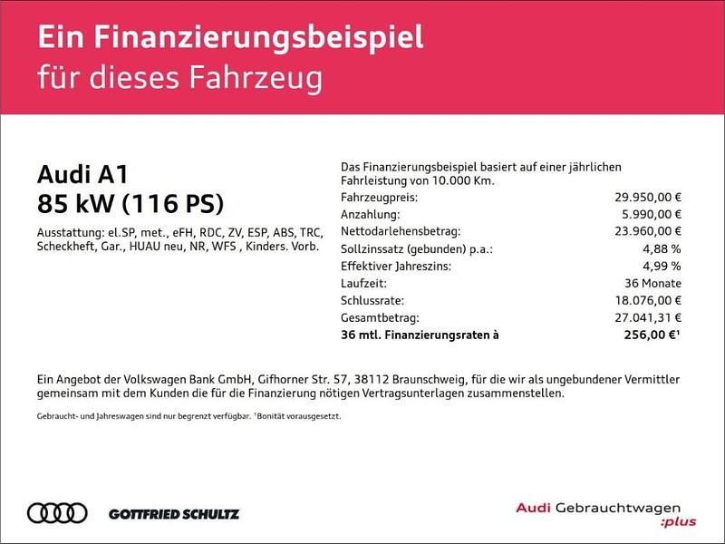 Gebraucht Audi A1 Ambiente 116 PS (85 kW) 2024 Andere farbe Kleinwagen