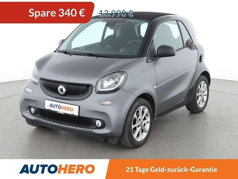 Grau Gebraucht 2017 Smart ForTwo Coupé Passion Kleinwagen | 13.650 € (Fairer Preis) - Bild 1/3