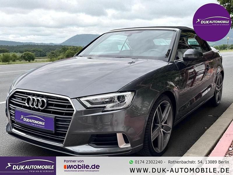 Grau Gebraucht 2020 Audi A3 Cabriolet S-Line Cabrio | 27.999 € (Fairer Preis) - Bild 1/4
