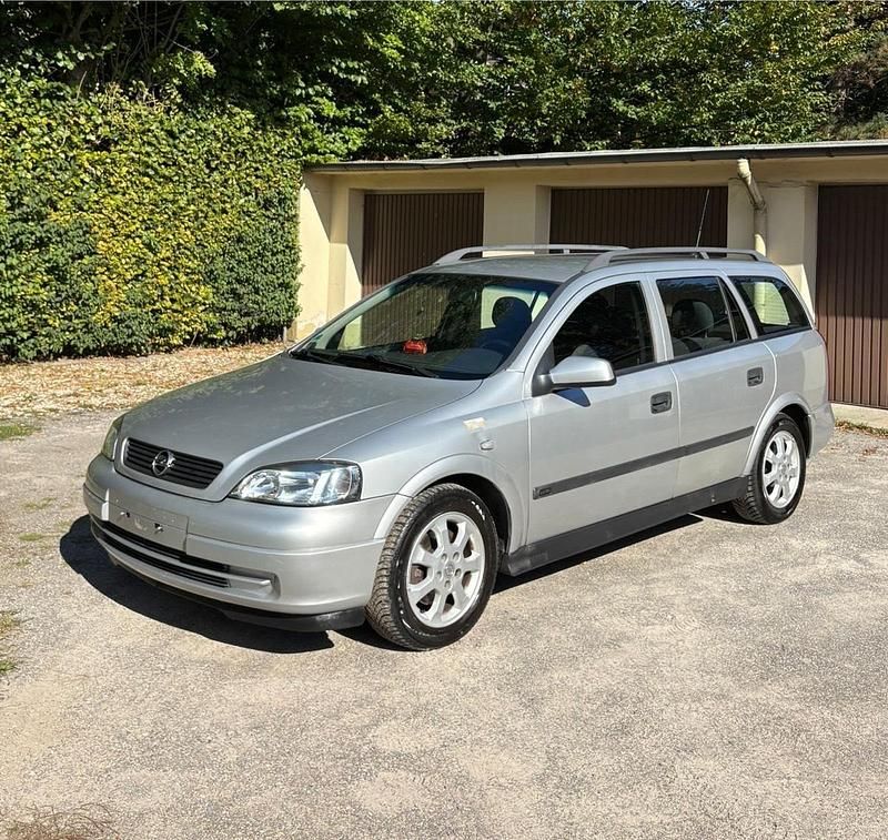 Silber Gebraucht 2000 Opel Astra Kombi | 1.299 € (Fairer Preis) - Bild 1/4