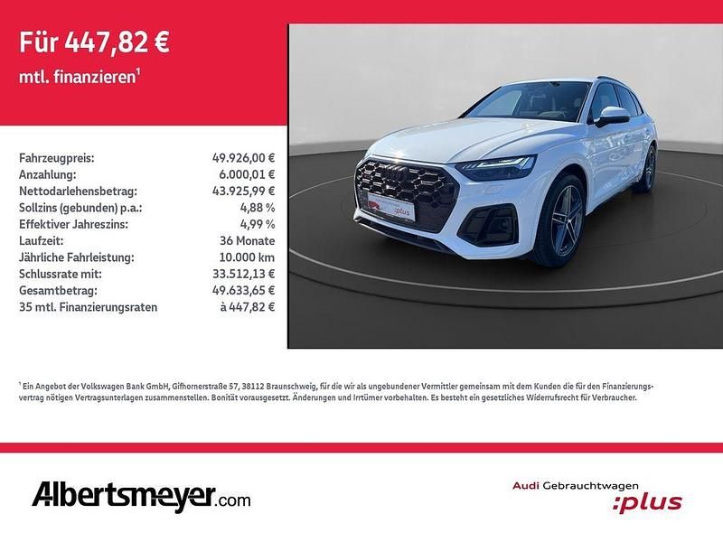 Ibisweiß Gebraucht 2022 Audi SQ5 Ambiente SUV | 49.926 € (Guter Preis) - Bild 1/4
