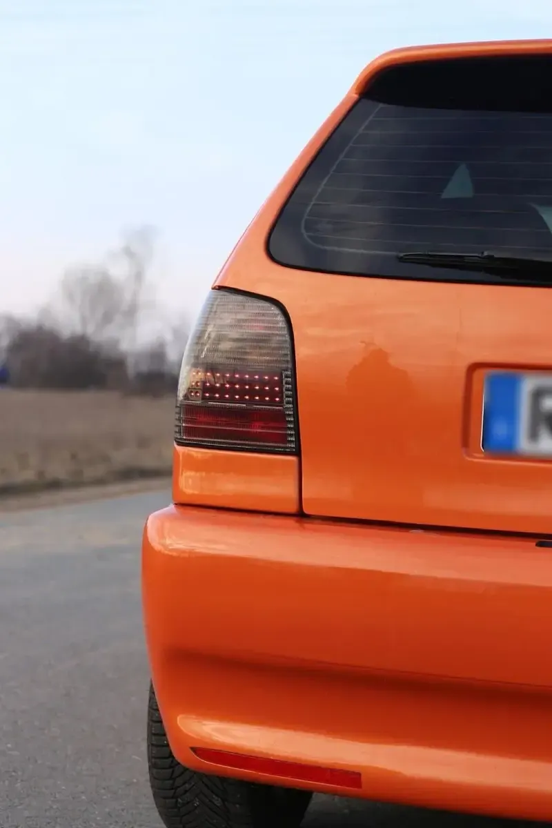 Gebraucht VW Polo 60 PS (44 kW) 1995 Orange Kleinwagen
