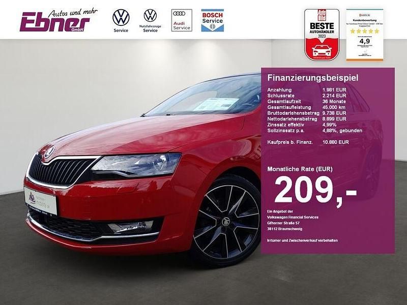 Gebraucht Skoda Rapid Style 110 PS (80 kW) 2017 Rot Limousine