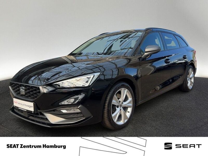 Midnight schwarz metallic Gebraucht 2022 Seat Leon FR Kombi | 23.330 € (Fairer Preis) - Bild 1/4
