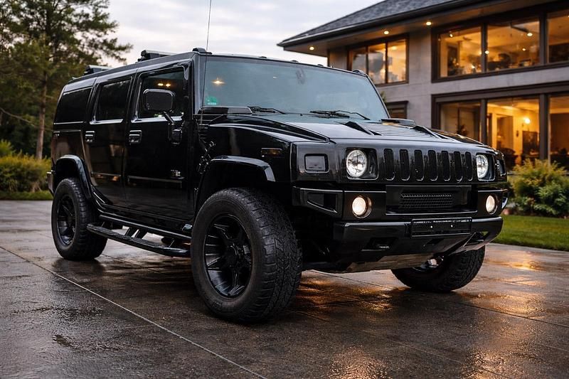 Schwarz Gebraucht 2006 Hummer H2 SUV | 24.900 € - Bild 1/4