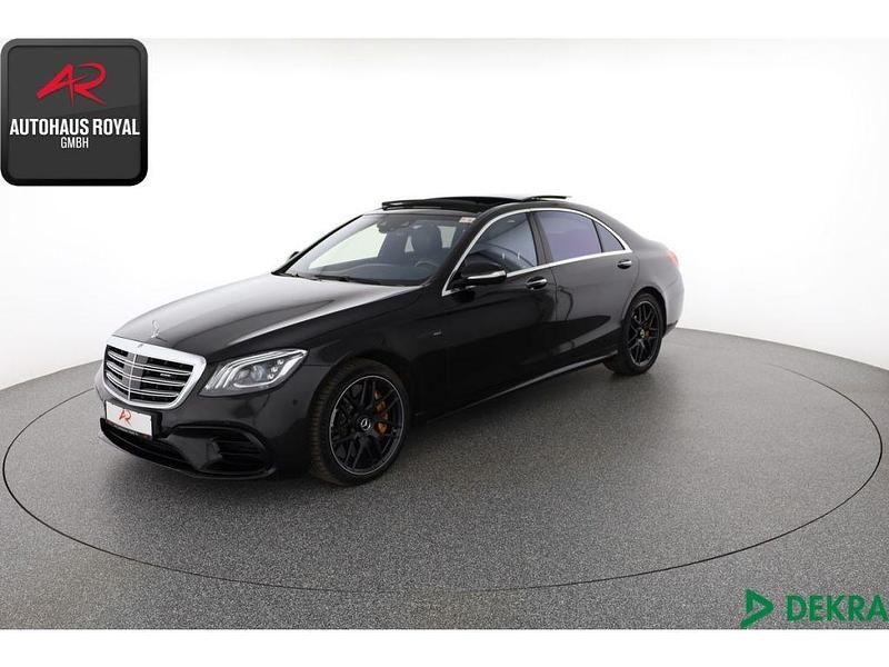 Schwarz (metallic) Gebraucht 2019 Mercedes S63 AMG AMG Limousine | 89.879 € (Etwas zu teuer) - Bild 1/4