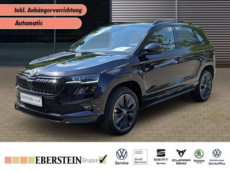 Schwarz Gebraucht 2025 Skoda Karoq SportLine SUV | 38.690 € (Teuer) - Bild 1/3
