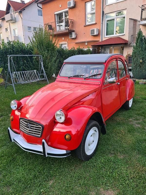 Rot Gebraucht 1988 Citroën 2CV Cabrio | 9.000 € - Bild 1/4