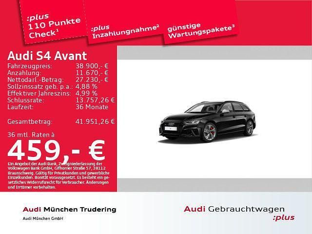 Schwarz Gebraucht 2021 Audi S4 Basis Kombi | 38.900 € - Bild 1/2