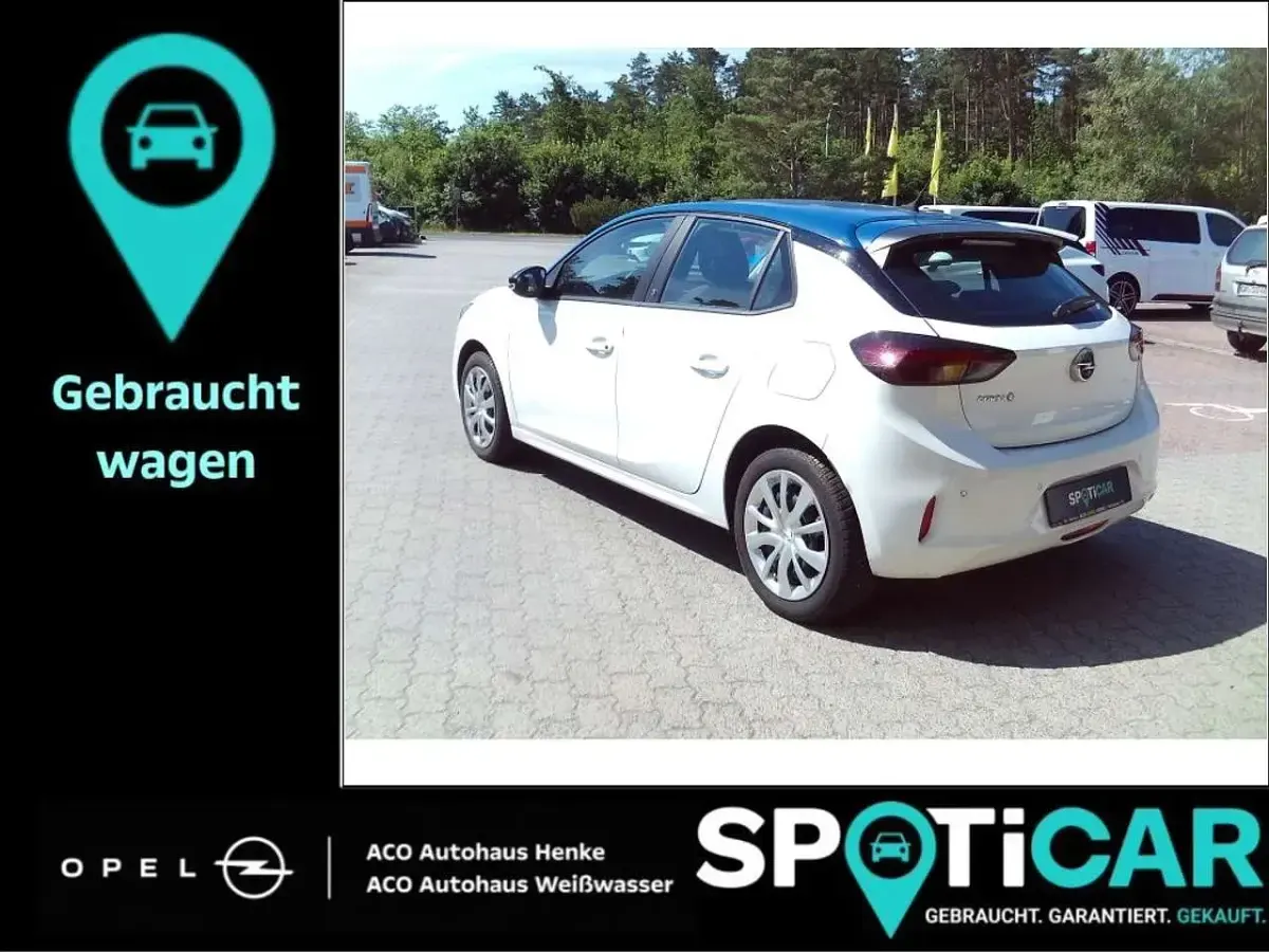 Gebraucht Opel Corsa-e Edition 100 kW (136 PS) 2022 Jade weiß Kleinwagen