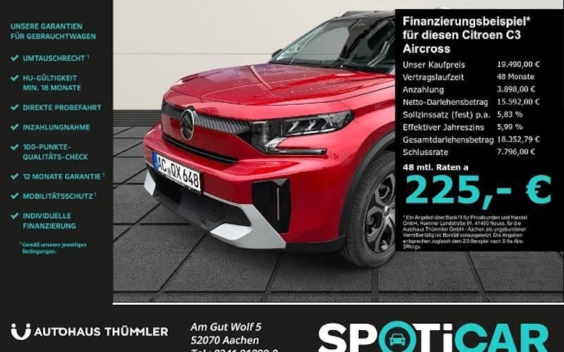 Rot Gebraucht 2025 Citroën C3 Aircross SUV | 19.490 € (Etwas zu teuer) - Bild 1/4