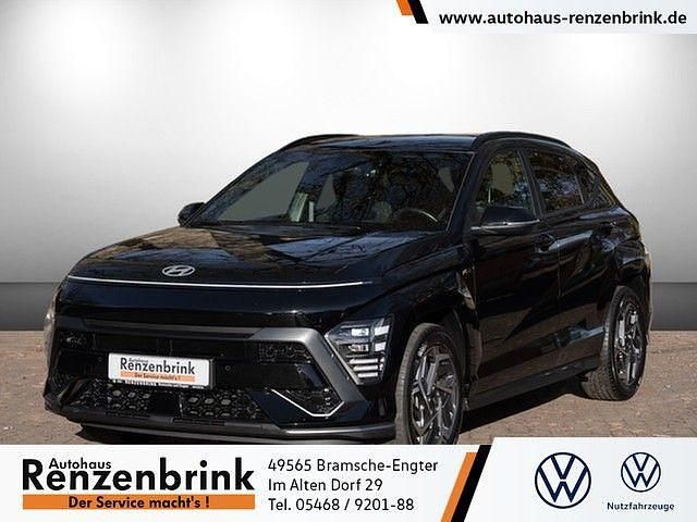 Gebraucht Hyundai Kona N Line 141 PS (103 kW) 2024 Schwarz SUV