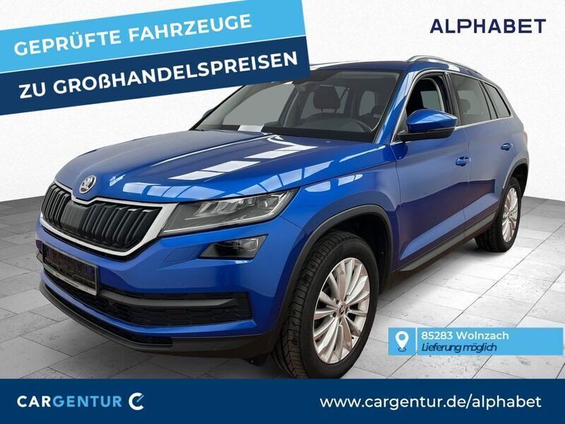 Race blau (metallic) Gebraucht 2021 Skoda Kodiaq Style SUV | 26.090 € (Guter Preis) - Bild 1/2