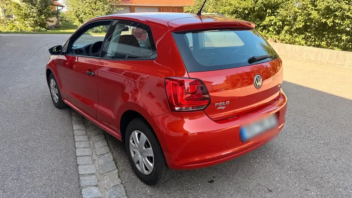 Gebraucht VW Polo 75 PS (55 kW) 2012 Orange Kleinwagen