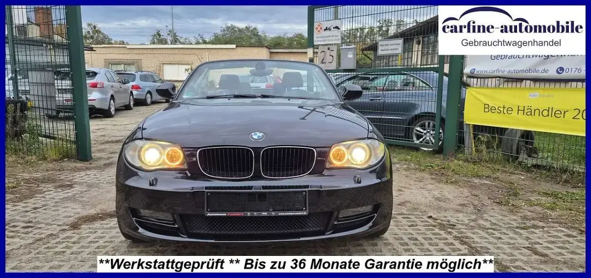 Occasion BMW 118 Cabriolet Performance 143 ch (105 kW) 2010 Noir Cabriolet