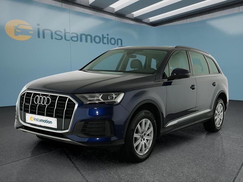 Blau Gebraucht 2021 Audi Q7 SUV | 53.199 € (Fairer Preis) - Bild 1/4