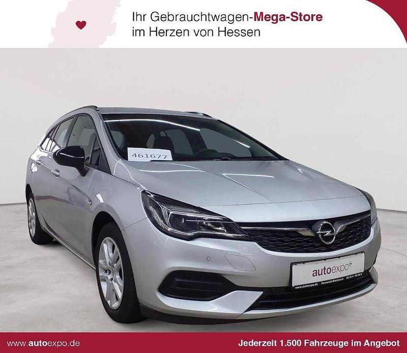 Silber Gebraucht 2021 Opel Astra Edition Kombi | 12.989 € (Superpreis) - Bild 1/4