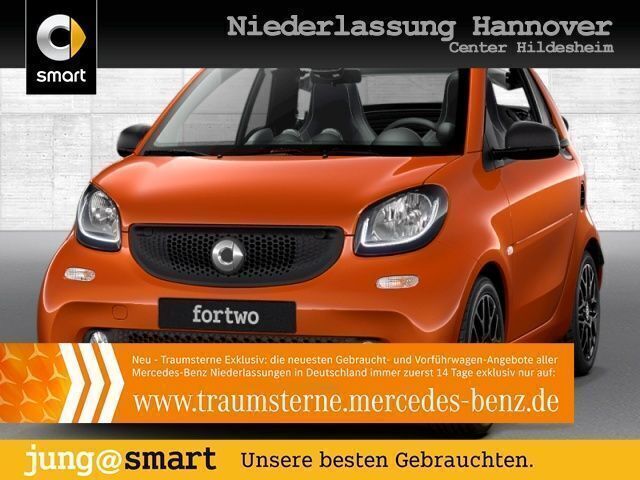 Orange Gebraucht 2019 Smart ForTwo Cabrio Prime Cabrio | 19.390 € (Fairer Preis) - Bild 1/3