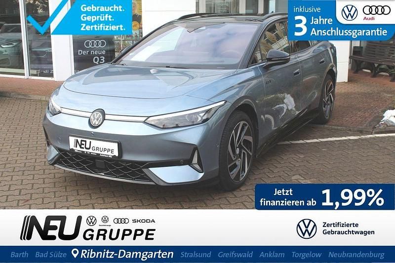 Blau Gebraucht 2025 VW ID.7 GTX Kombi | 51.479 € - Bild 1/4
