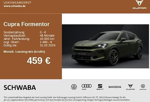 Neu Cupra Formentor VZ 333 PS (244 kW) 2026 Grün SUV