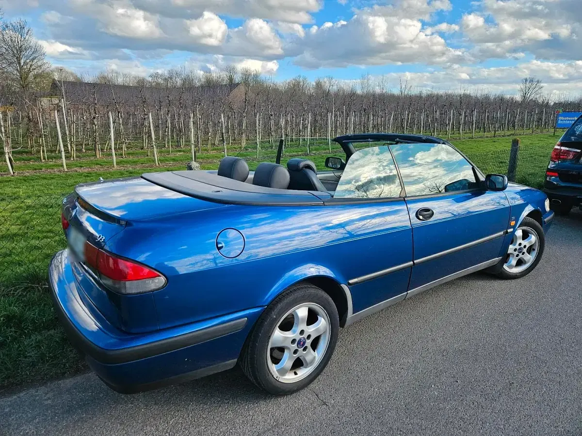 Gebraucht Saab 9-3 205 PS (150 kW) 2000 Blau Cabrio