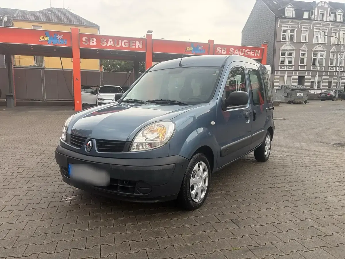 Gebraucht Renault Kangoo 75 PS (55 kW) 2009 Blau Van / Kleinbus