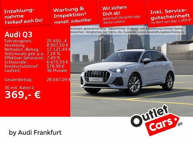 Ibisweiß Gebraucht 2022 Audi Q3 S-Line SUV | 25.450 € (Superpreis) - Bild 1/2