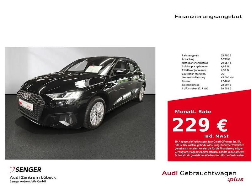 Schwarz Gebraucht 2022 Audi A3 Sportback e-tron Limousine | 25.780 € (Fairer Preis) - Bild 1/1