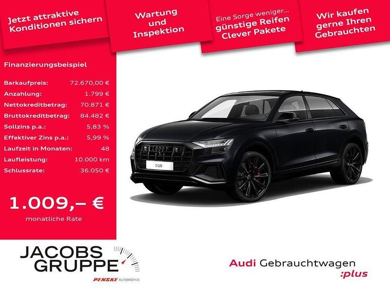 Orcaschwarz metallic Gebraucht 2021 Audi SQ8 Ambiente SUV | 72.670 € (Teuer) - Bild 1/4