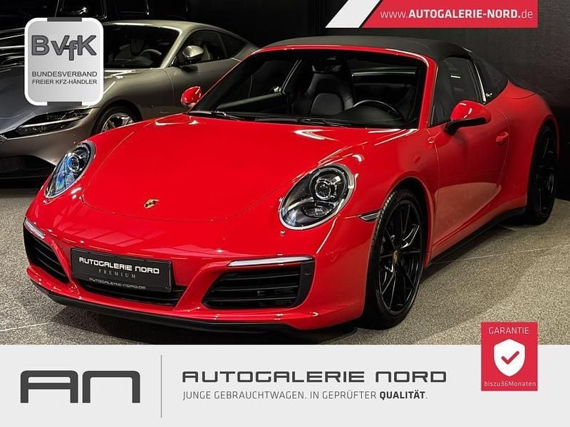 Rot Gebraucht 2018 Porsche 911 Targa 4 Sport Cabrio | 104.900 € (Fairer Preis) - Bild 1/4