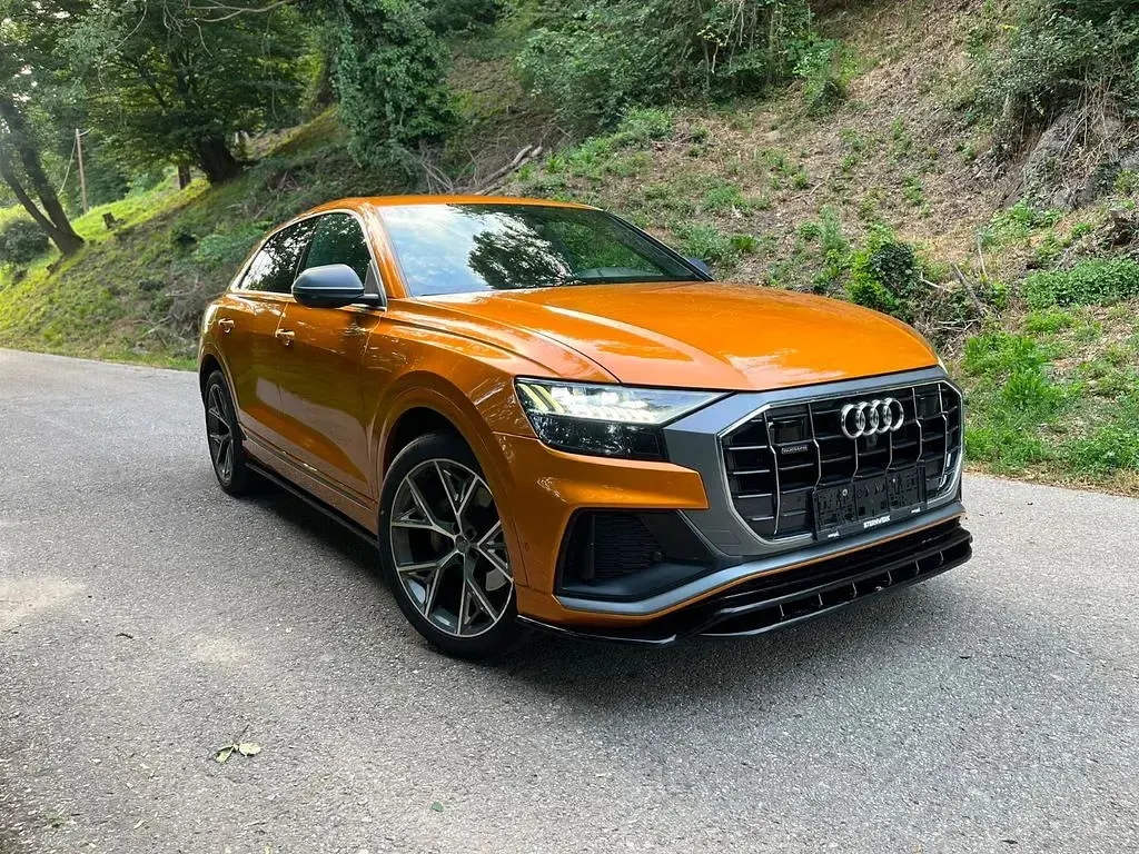Gebraucht Audi Q8 S-Line 286 PS (210 kW) 2019 Orange SUV