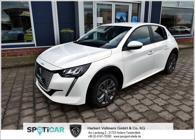 Weiß Gebraucht 2021 Peugeot e-208 Active Kleinwagen | 15.650 € (Fairer Preis) - Bild 1/4