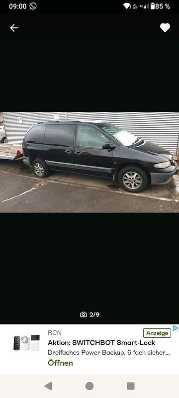 Gebraucht Chrysler Voyager 150 PS (110 kW) 1999 Schwarz Van / Kleinbus