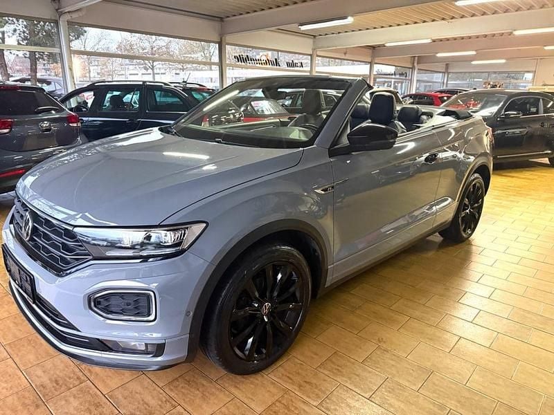 Grau Gebraucht 2021 VW T-Roc Cabriolet R-line Cabrio | 22.999 € (Superpreis) - Bild 1/4