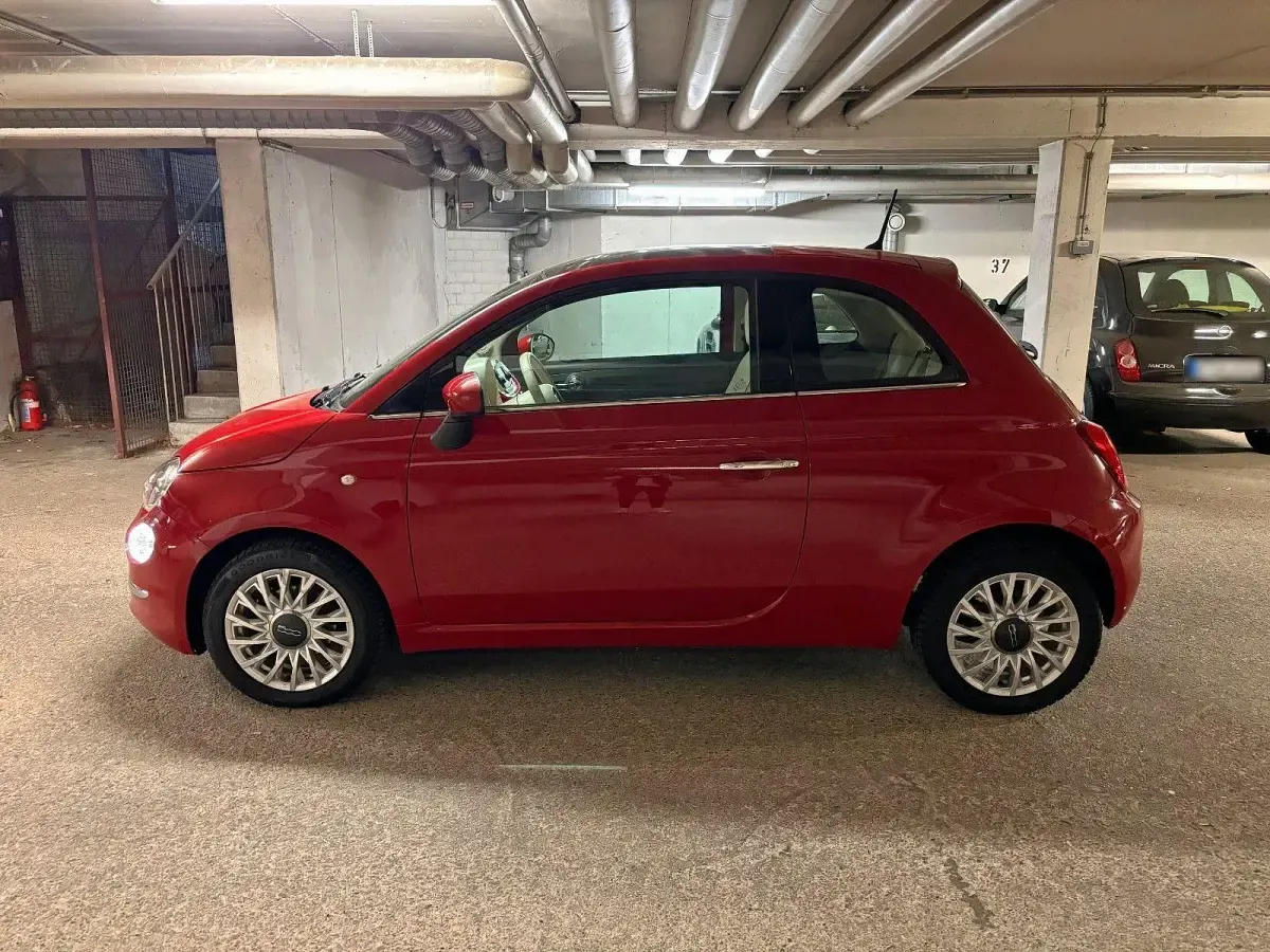 Gebraucht Fiat 500 Lounge 69 PS (50 kW) 2017 Rot Kleinwagen