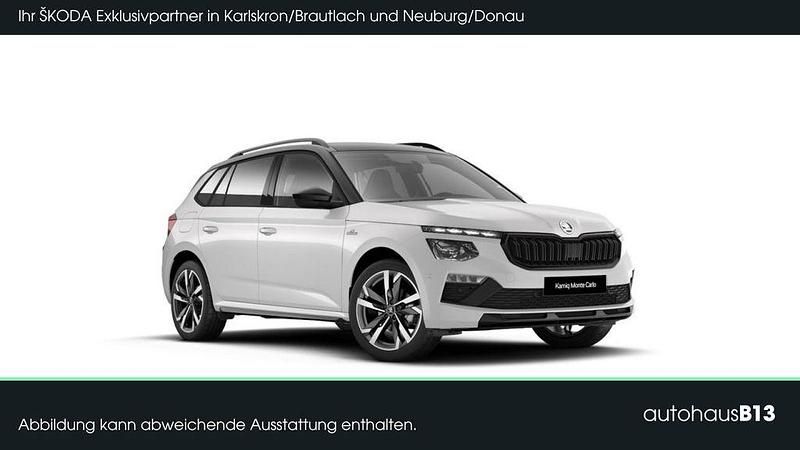 Weiß Neu 2025 Skoda Kamiq Monte Carlo SUV | 36.390 € (Teuer) - Bild 1/4