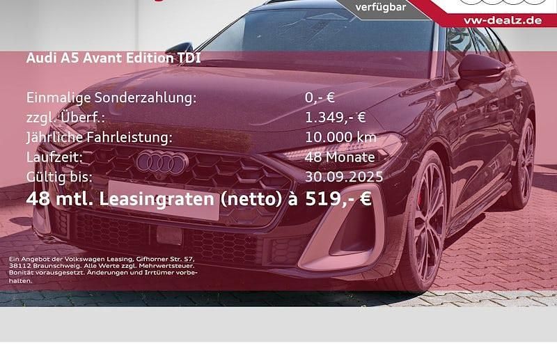 Schwarz Neu 2025 Audi A5 Edition .1 Coupé | 62.831 € (Guter Preis) - Bild 1/4