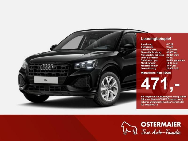 Mythosschwarz Neu 2025 Audi Q2 Advanced Plus SUV | 39.889 € (Fairer Preis) - Bild 1/4