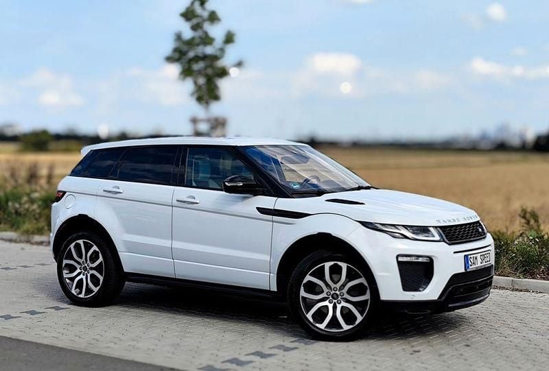 Weiß Gebraucht 2018 Land Rover Range Rover evoque HSE Dynamic SUV | 18.899 € (Superpreis) - Bild 1/4