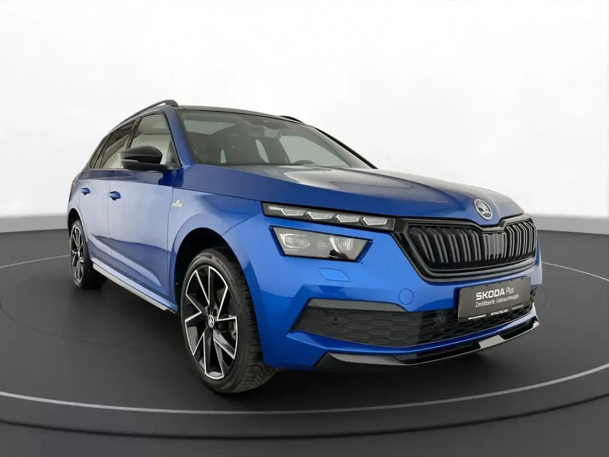 Gebraucht Skoda Kamiq Monte Carlo 110 PS (80 kW) 2022 Raceblau metallic SUV