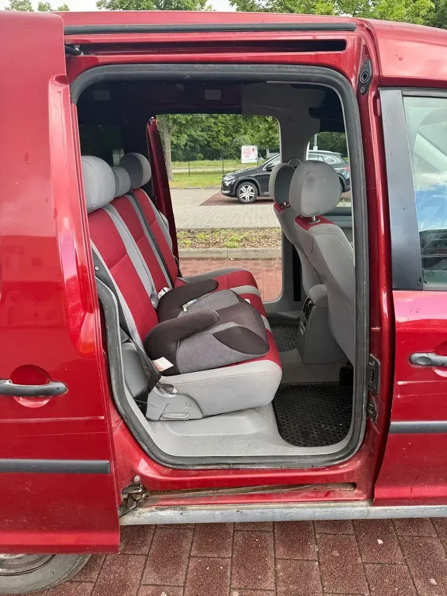 Gebraucht VW Caddy Life 75 PS (55 kW) 2007 Rot Van / Kleinbus